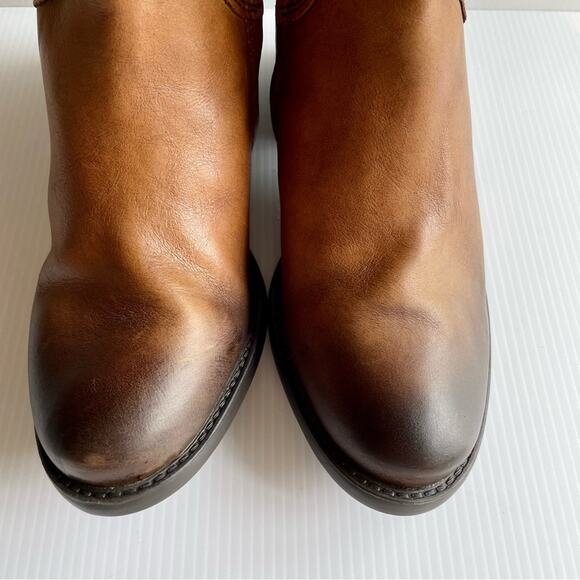 VINCE CAMUTO Bollo Knee High Boots Size 6 Leather Distressed Studs Boho Edgy - Picture 6 of 13